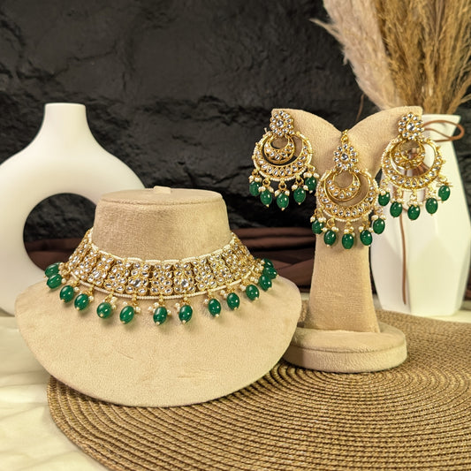 Durbar double-layer kundan necklace
