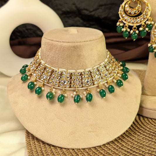 Durbar double-layer kundan necklace
