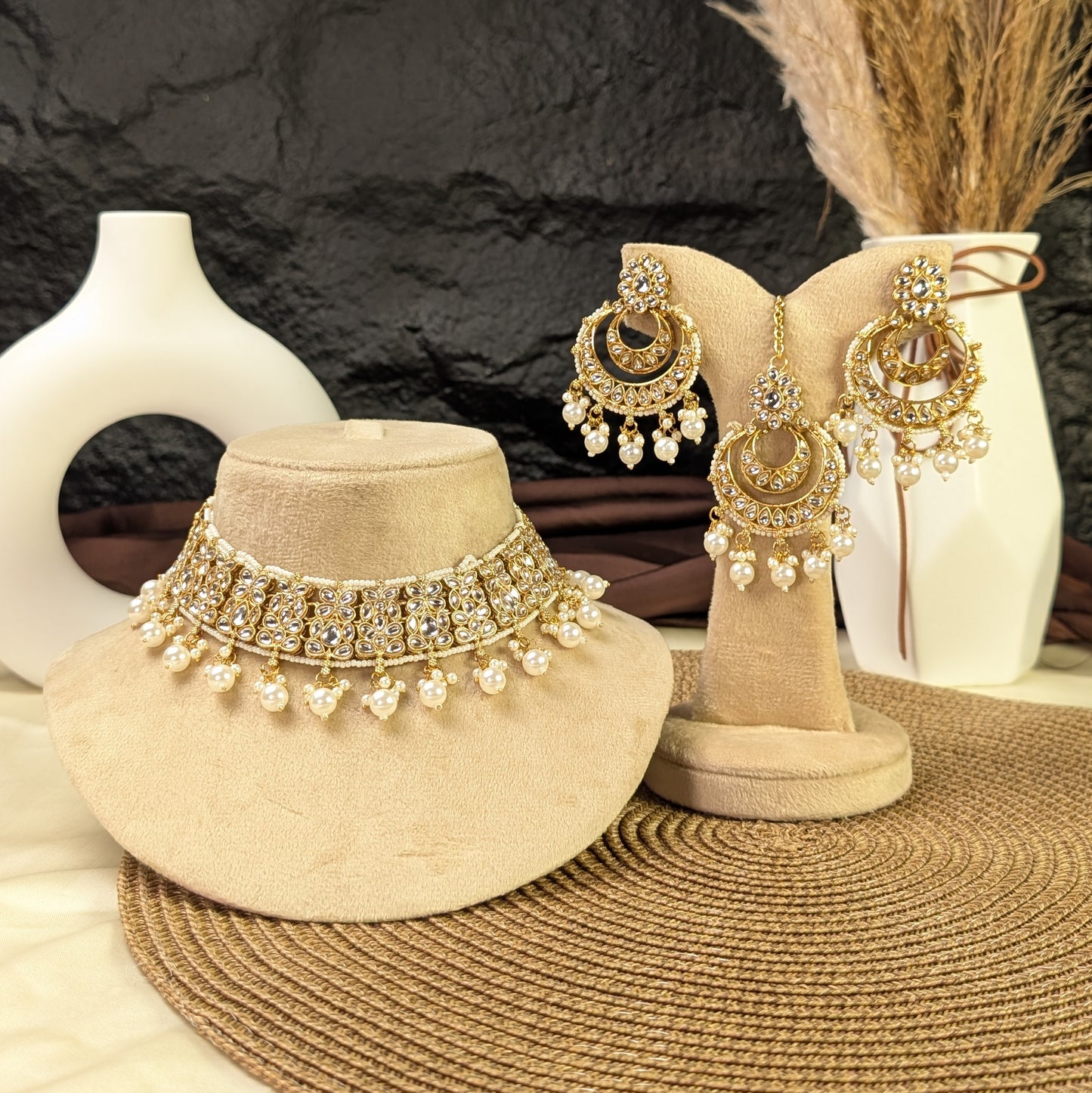 Durbar double-layer kundan necklace