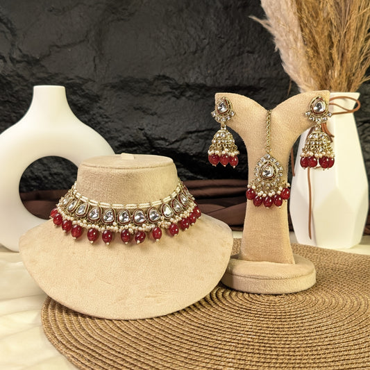 Antique imperial filigree kundan necklace