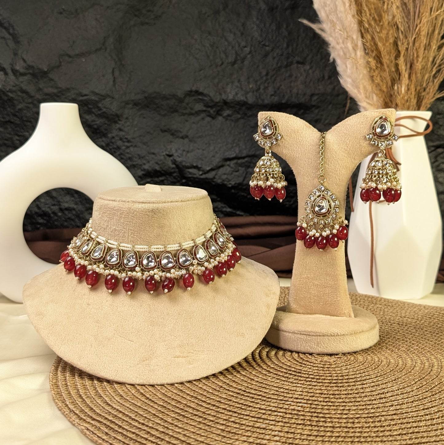 Antique imperial filigree kundan necklace