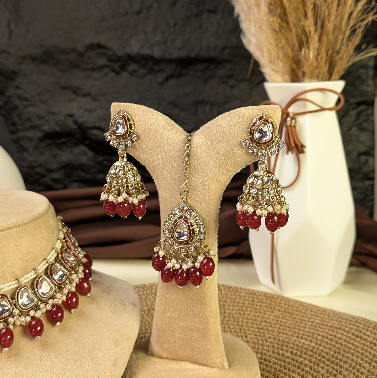 Antique imperial filigree kundan necklace