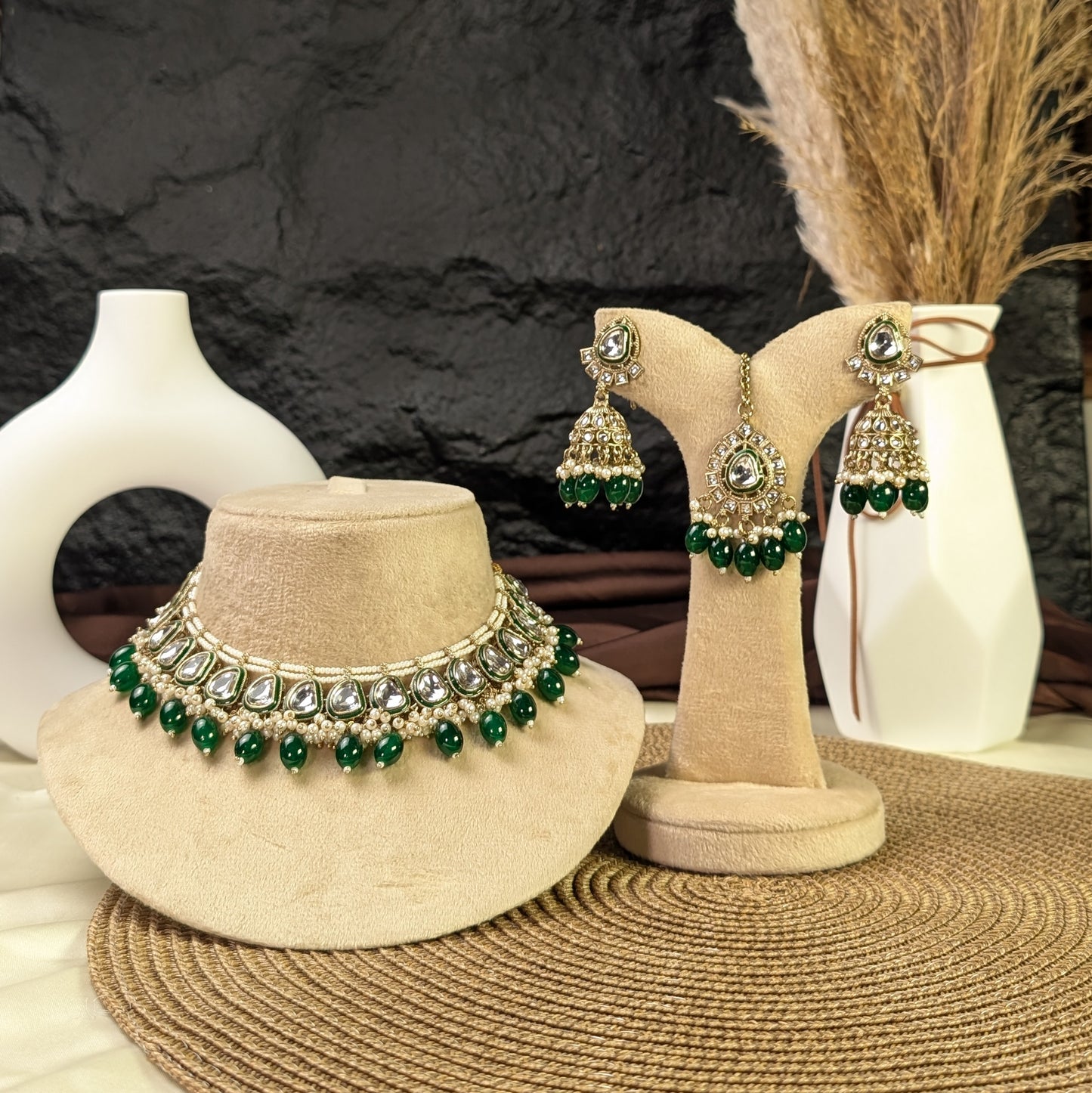 Antique imperial filigree kundan necklace