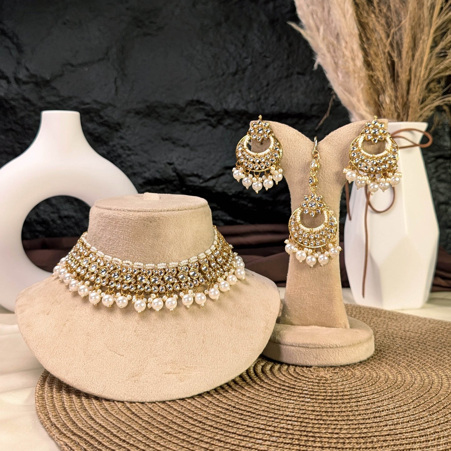 Royal medallion kundan necklace