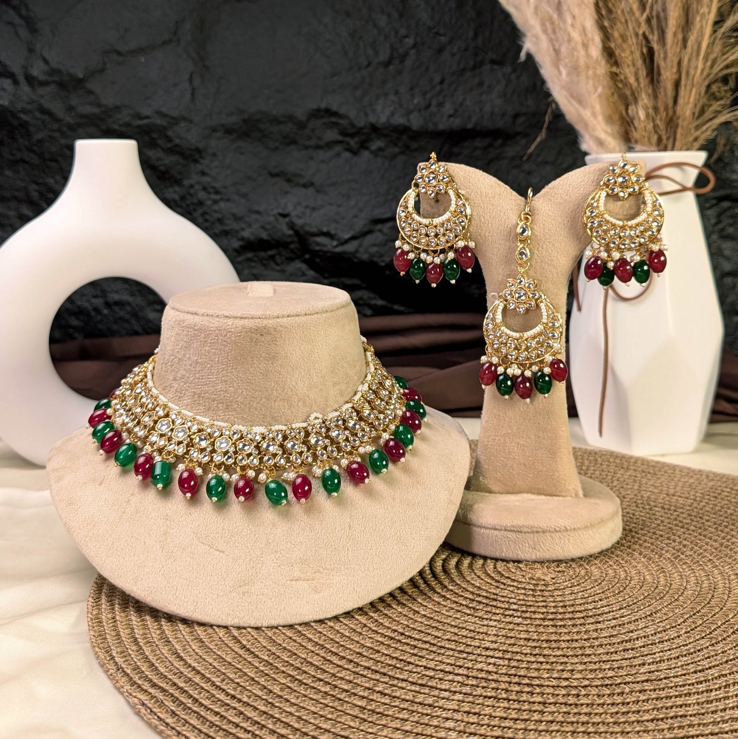Royal medallion kundan necklace