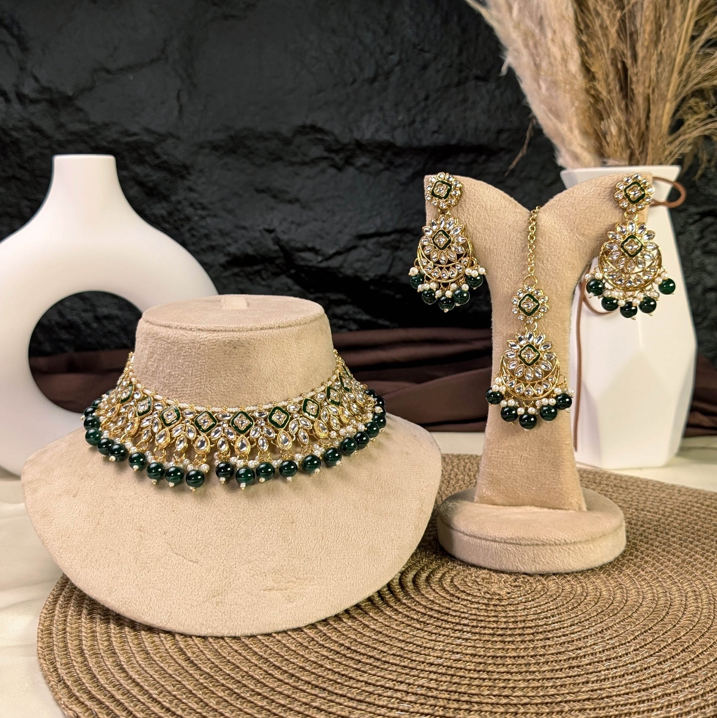 Mughal filigree kundan necklace