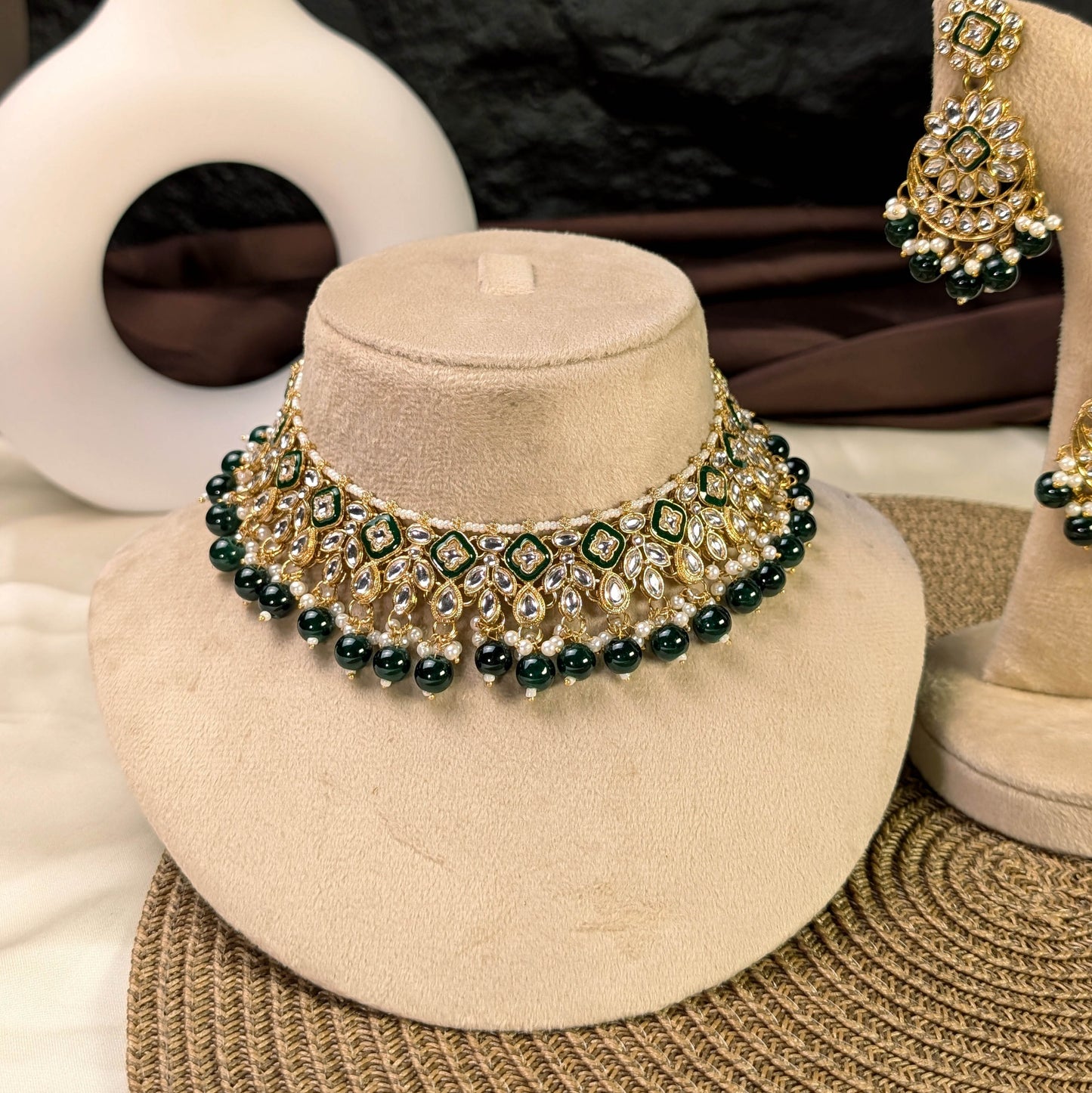 Mughal filigree kundan necklace