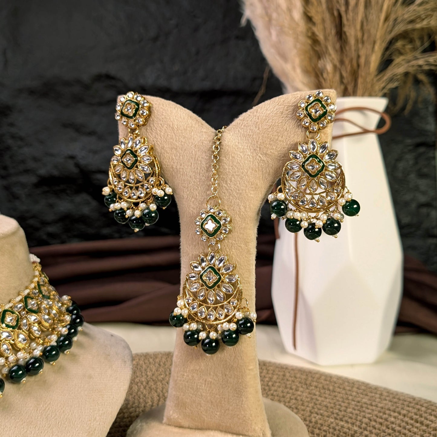 Mughal filigree kundan necklace