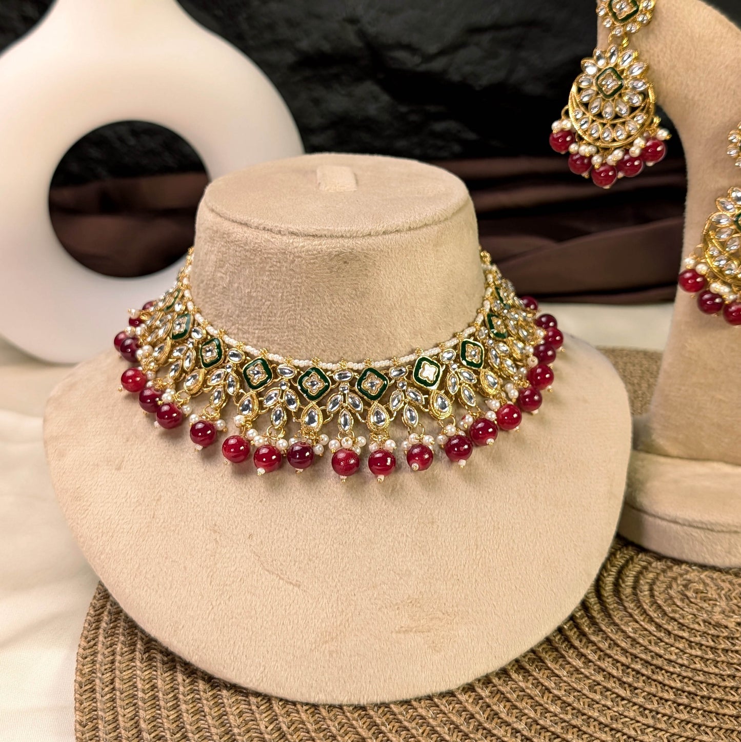 Mughal filigree kundan necklace
