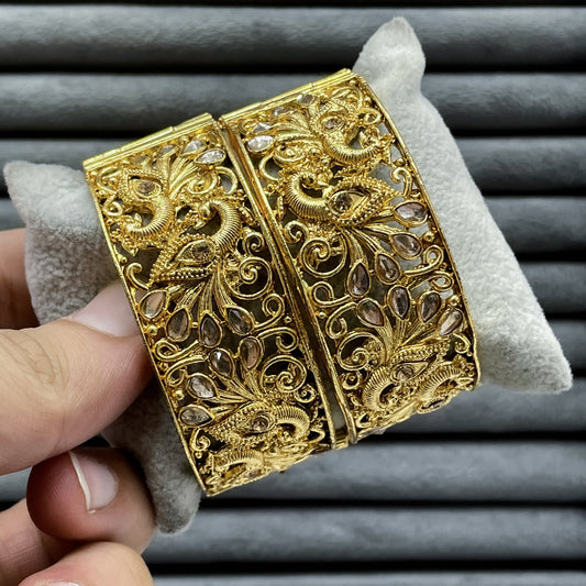 CHANDRANI POLKI RAJWARI BANGLES