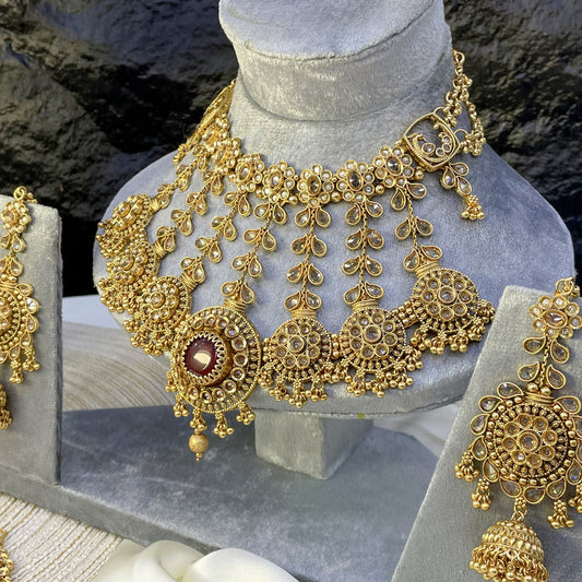 ZAR-MAHAL - RAJWARI BRIDAL SET