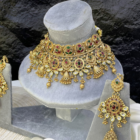 GUL-E-DAUDI - RAJWARI BRIDAL SET