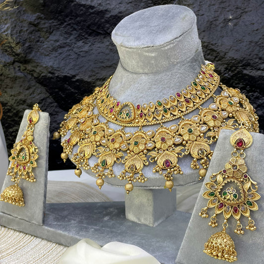 ZAMURRAD-E-MALIKA - RAJWARI BRIDAL SET