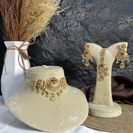 MEHAK GULAB RAJWARI CHOKER