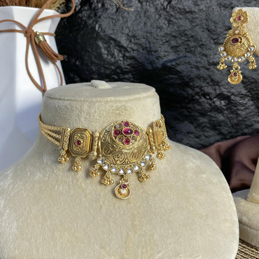 MEHAK GULAB RAJWARI CHOKER