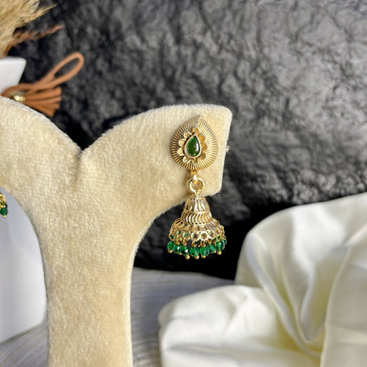 FOREST GLISTEN RAJWARI EARRINGS