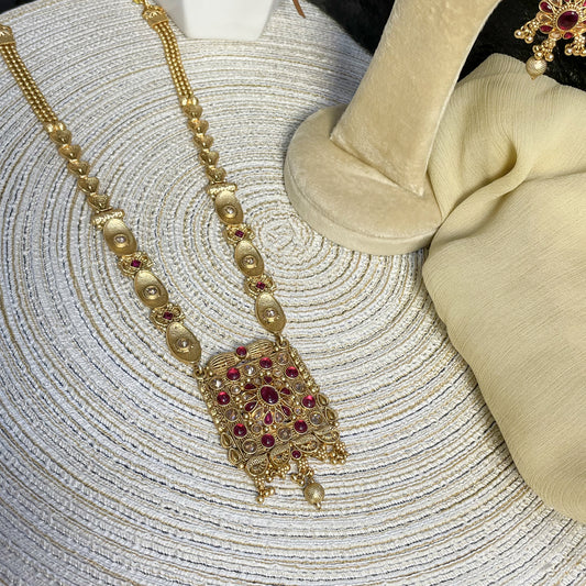 ELITE RAJWARI GEOMETRIC PANEL MALA