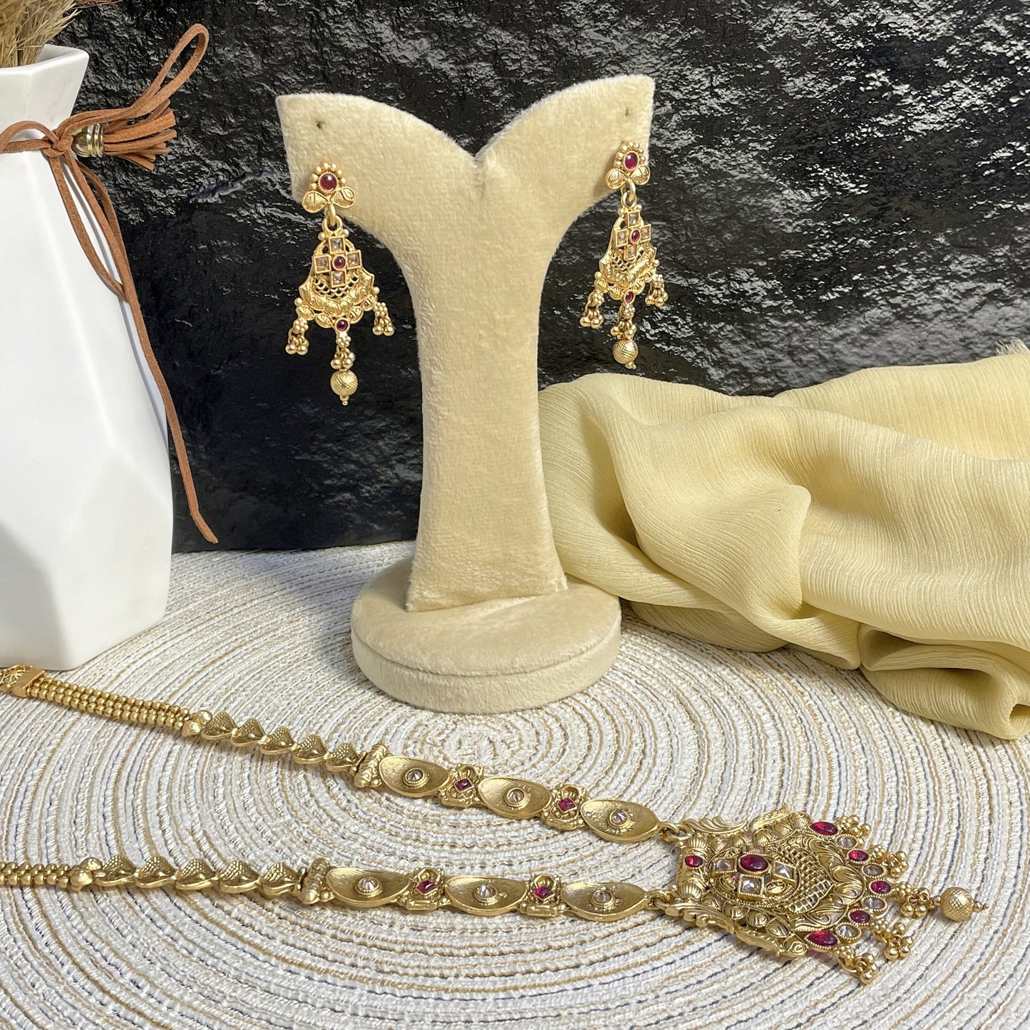 RAJWARI SHIELD MEDALLION MALA