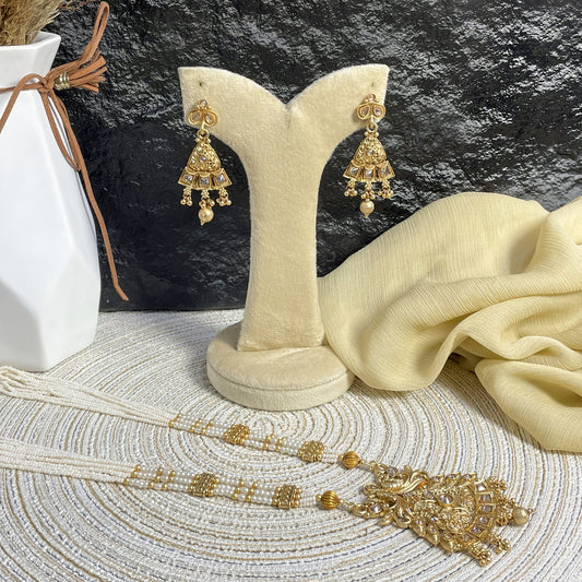 ELITE RAJWARI ARCHED PEARL MALA