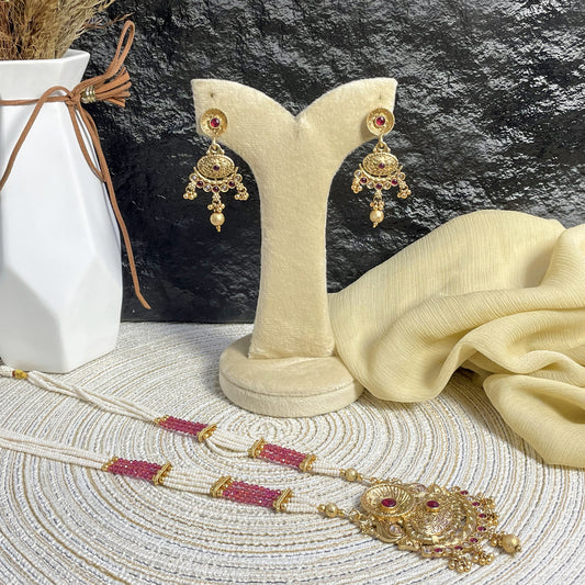 REGAL RAJWARI DOMED PEARL MALA