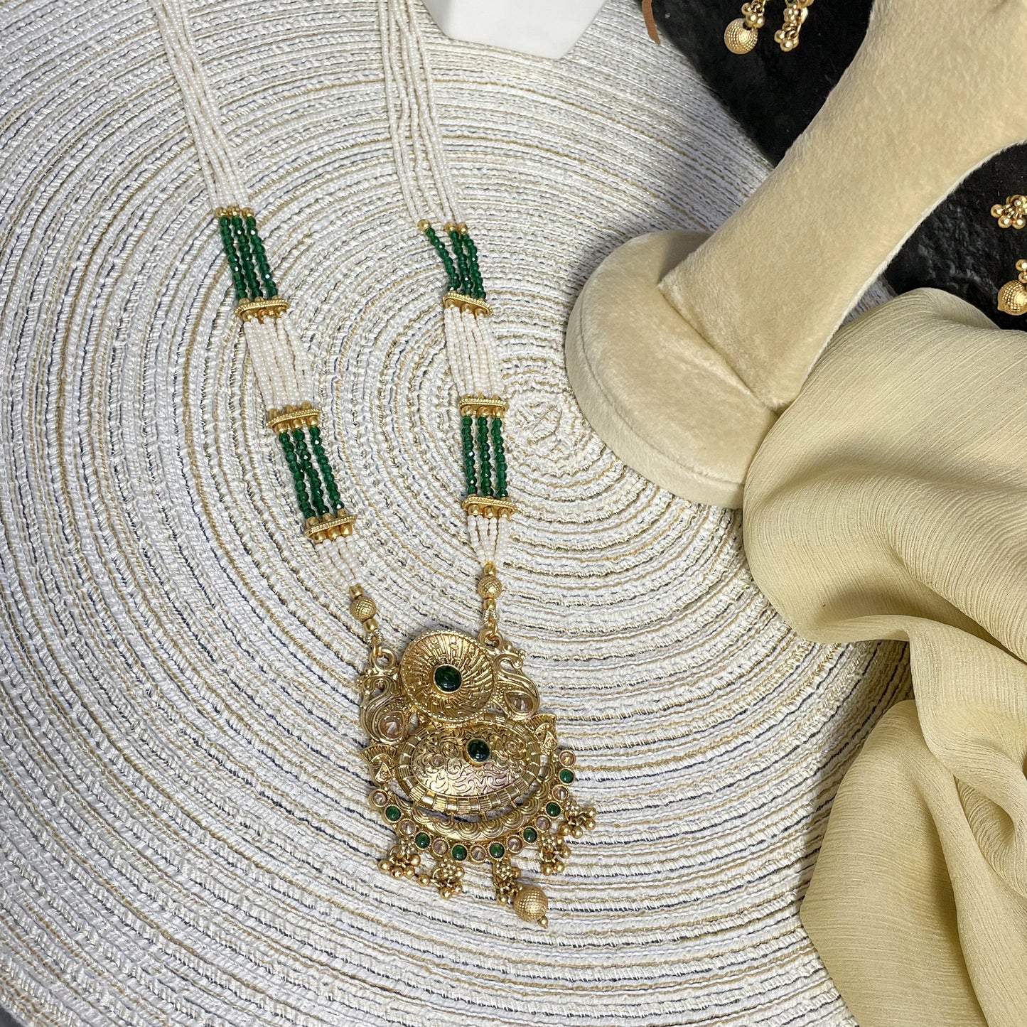 REGAL RAJWARI DOMED PEARL MALA
