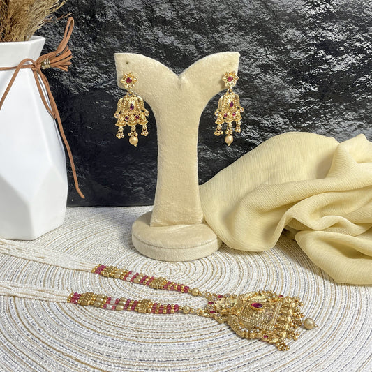 MAJESTIC RAJWARI PYRAMID PEARL MALA