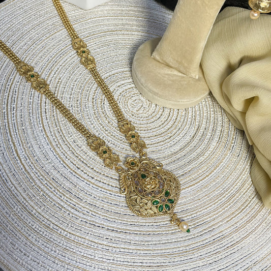 RAJWARI FLORAL OVAL MALA