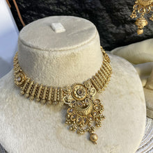 PREMIUM RAJWARI FLORAL MEHRAAB NECKLACE SET