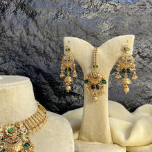 PREMIUM RAJWARI FLORAL MEHRAAB NECKLACE SET