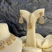 REGAL RAJWARI FLORAL MEHRAAB NECKLACE SET