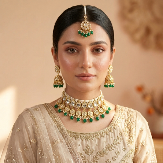 Royal jharokha kundan necklace