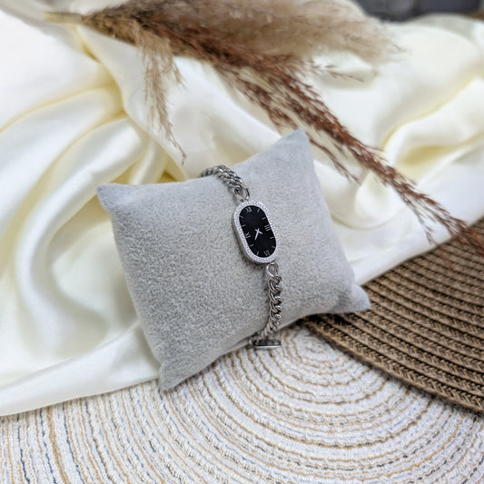 Watch Style Curb Bracelet