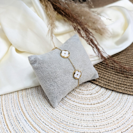 Floral Link Bracelet