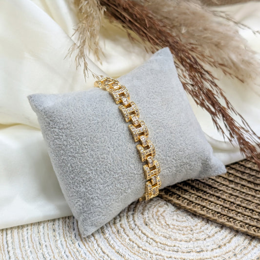 MONARCH-BAR-ZIRCON-BRACELET