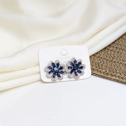 SAPPHIRE BLOOM EARRINGS