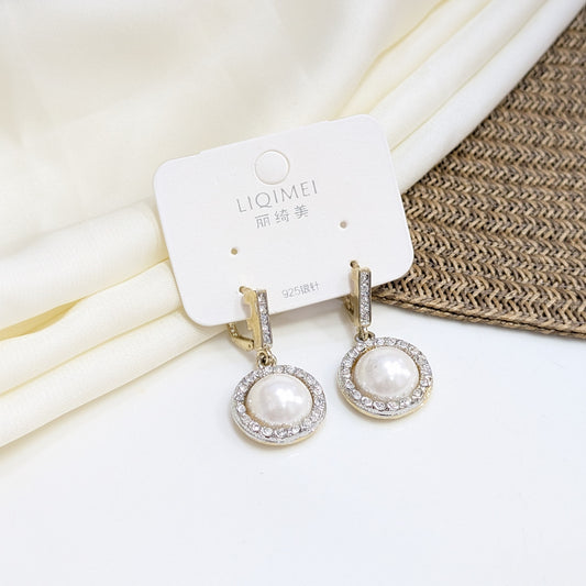 LUSTROUS HALO EARRINGS