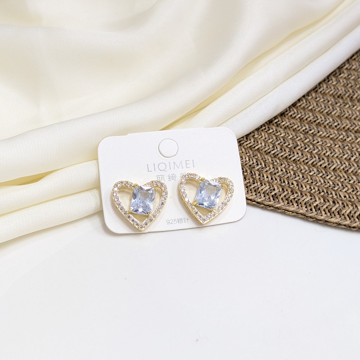 RADIANT HEART HALO EARRINGS