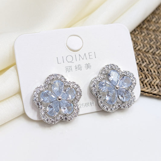 ICED FORGET ME NOT EARRINGS