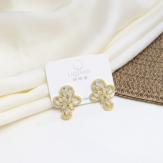 GOLDEN FLEUR DE LIS EARRINGS