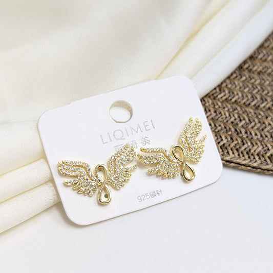 WINGED INFINITY EARRINGS