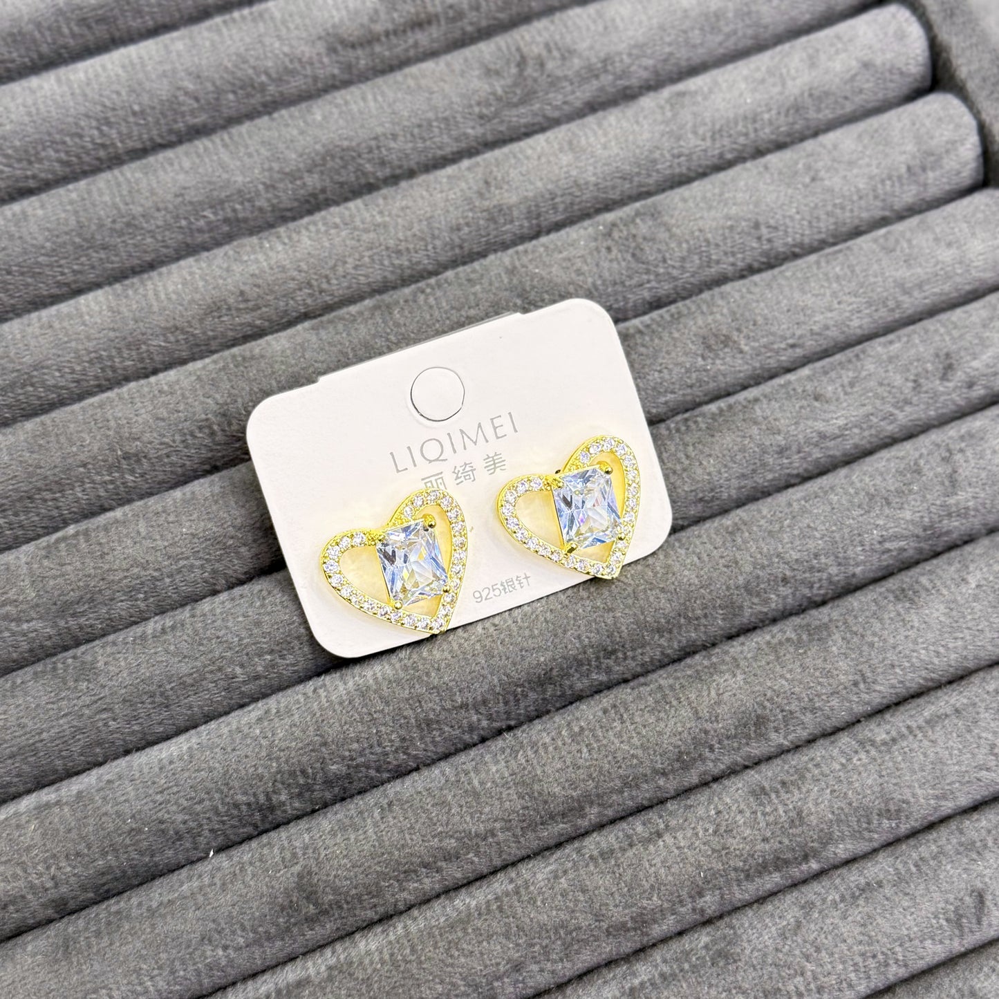 RADIANT HEART HALO EARRINGS