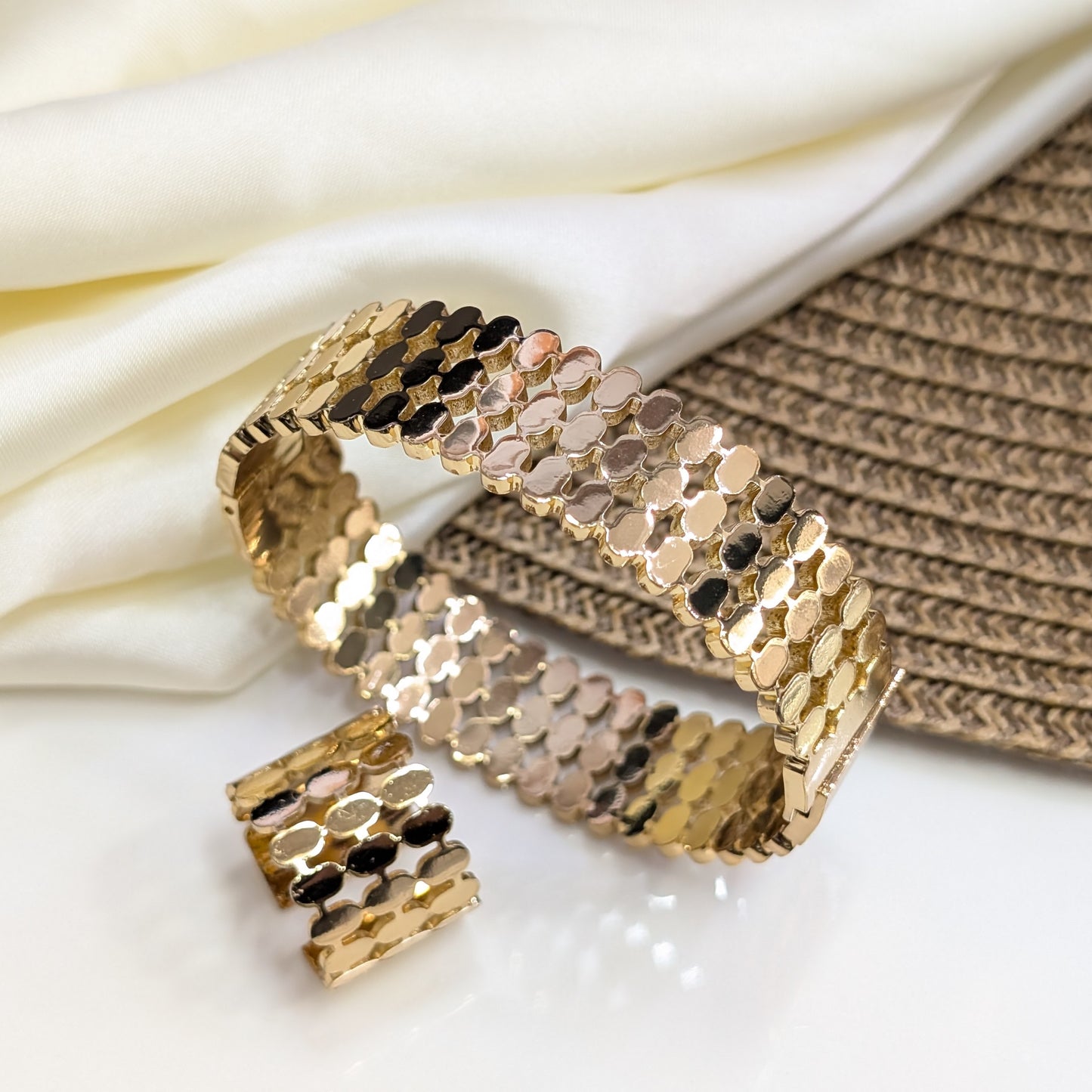 Golden Tile Handcuff