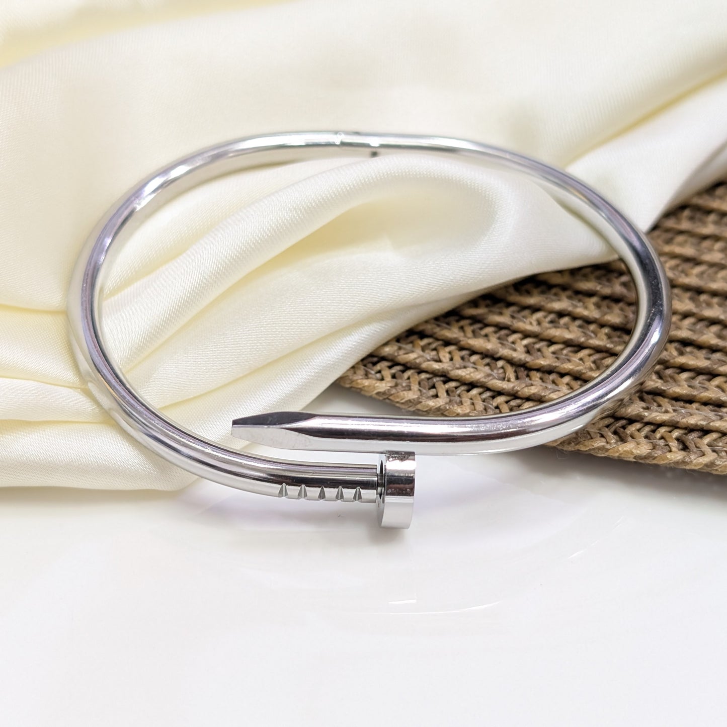 Silver Nail Handcuff