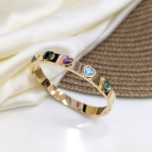 Rainbow Heart Handcuff