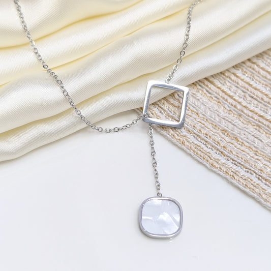 Pink Cube Drop Locket