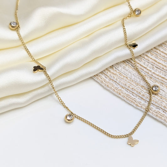 Butterfly Charm Locket