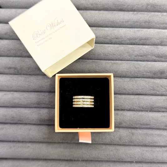QUAD-LAYER ETERNITY RINGS