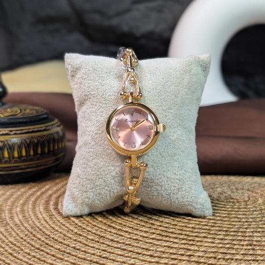 Rose quartz glow watch