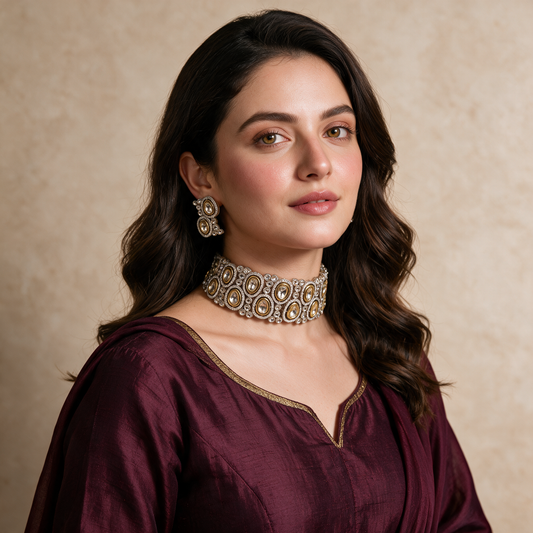 Mystic Allure Kundan Choker